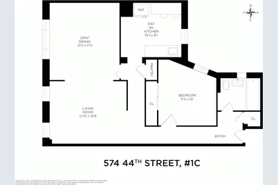 574 44th Street #1C, Brooklyn, NY 11220 - Photo 13