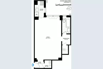 400 E 52nd Street #1F, New York City, NY 10022 - Photo 5