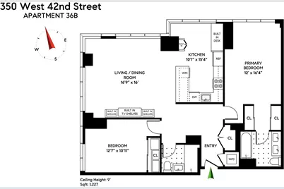 350 W 42nd Street #36B, New York City, NY 10036 - Photo 17