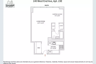 140 W End Avenue #23E, New York City, NY 10023 - Photo 7