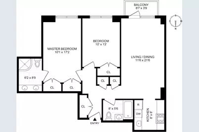 310 W 120th Street #5C, New York, NY 10026 - Photo 9