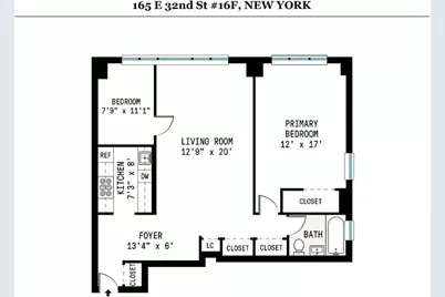 165 E 32nd Street #16F, New York City, NY 10016 - Photo 15