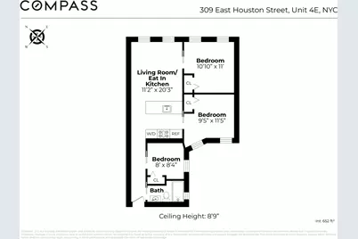 309 E Houston Street #4E, New York, NY 10002 - Photo 7