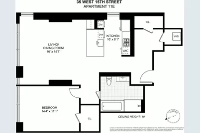 35 W 15th Street #11E, New York City, NY 10011 - Photo 9