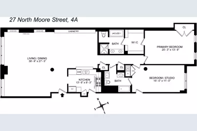 27 N Moore Street #4A, New York City, NY 10013 - Photo 15