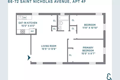 66-72 St Nicholas Avenue #4-F, New York City, NY 10026 - Photo 9
