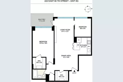 222 E 80th Street #8G, New York City, NY 10075 - Photo 7