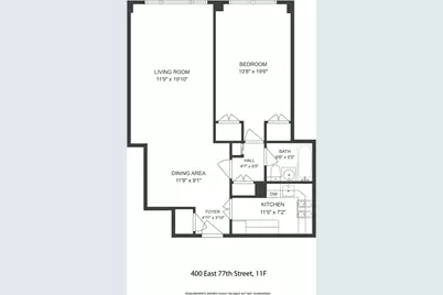 400 E 77th Street #11F, New York City, NY 10021 - Photo 7