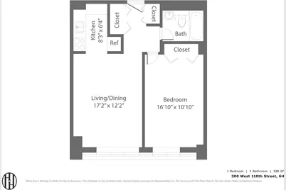 300 W 110th Street #6H, New York City, NY 10026 - Photo 13