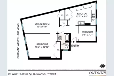 344 W 11th Street #3E, New York City, NY 10014 - Photo 7