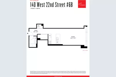 140 W 22nd Street #6B, New York City, NY 10011 - Photo 5