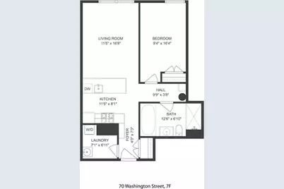 70 Washington Street #7F, New York City, NY 11201 - Photo 9