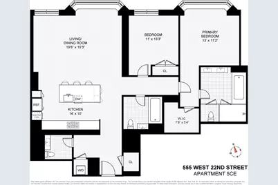 555 W 22nd Street #5CE, New York City, NY 10011 - Photo 11