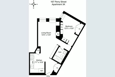 167 Perry Street #3K, New York, NY 10014 - Photo 7