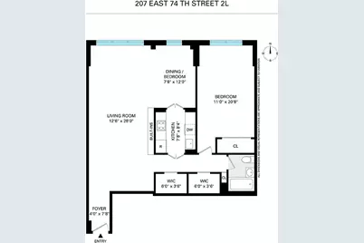 207 E 74th Street #2L, New York City, NY 10021 - Photo 9