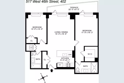 517 W 46th Street #402, New York, NY 10036 - Photo 9