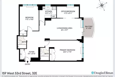 159 W 53rd Street #32E, New York, NY 10019 - Photo 15