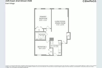 226 E 2nd Street #2B, New York City, NY 10009 - Photo 7