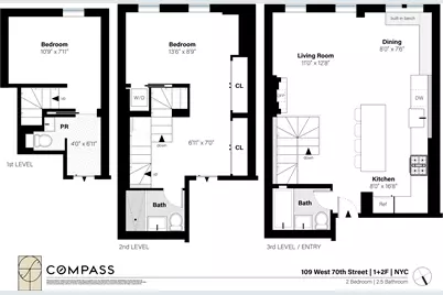 109 W 70th Street #1F & 2F, New York City, NY 10023 - Photo 17