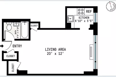 201 W 21st Street #6-E, New York City, NY 10011 - Photo 9