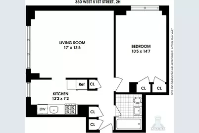350 W 51st Street #2H, New York, NY 10019 - Photo 11