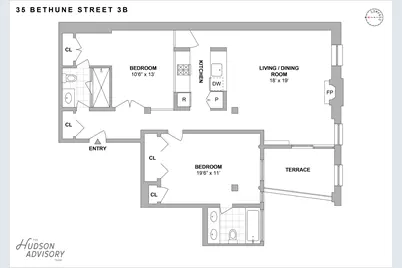 35 Bethune Street #3B, New York City, NY 10014 - Photo 13