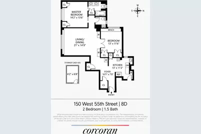 150 W 55th Street #8D, New York City, NY 10019 - Photo 13