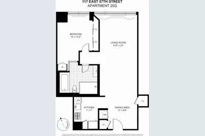 117 E 57th Street #25G, New York, NY 10022 - Photo 7