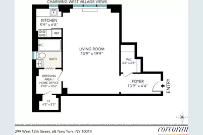 299 W 12th Street #6B, New York, NY 10014 - Photo 7