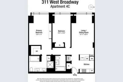 311 W Broadway #4C, New York, NY 10013 - Photo 9