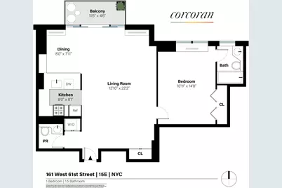 161 W 61st Street #15E, New York, NY 10023 - Photo 11
