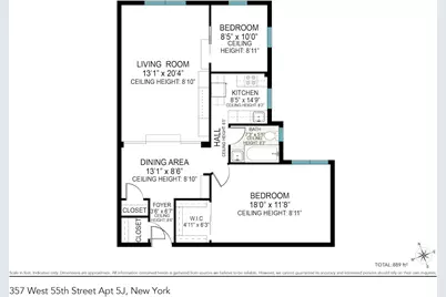 357 W 55th Street #5J, New York City, NY 10019 - Photo 11