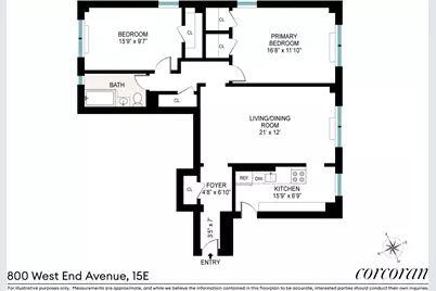 800 W End Avenue #15E, New York, NY 10025 - Photo 5