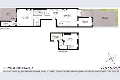 316 W 90th Street #1, New York, NY 10024 - Photo 9