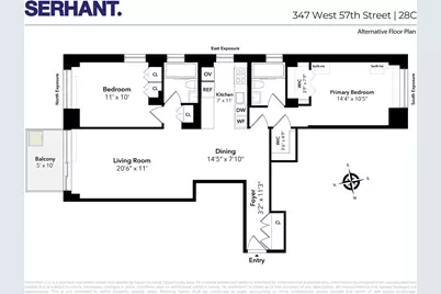 347 W 57th Street #28C, New York, NY 10019 - Photo 15