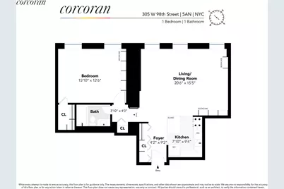 305 W 98th Street #5AN, New York, NY 10025 - Photo 1