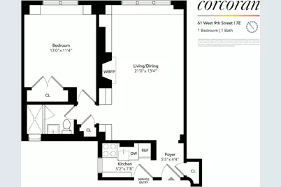 61 W 9th Street #7E, New York City, NY 10011 - Photo 1