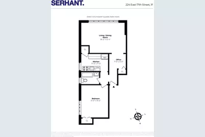 224 E 17th Street #1F, New York City, NY 10003 - Photo 1