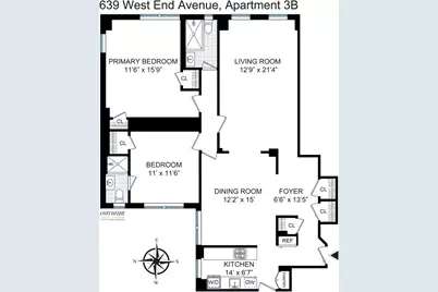 639 W End Avenue #3B, New York City, NY 10024 - Photo 1