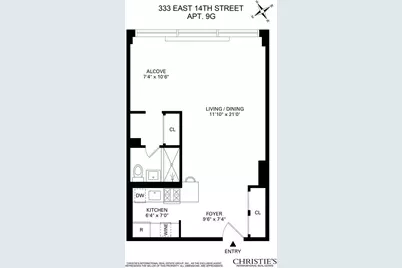 333 E 14th Street #9G, New York City, NY 10003 - Photo 1