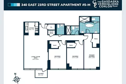 340 E 23rd Street #5M, New York City, NY 10010 - Photo 1