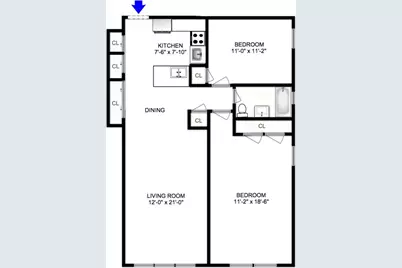 515 E 7th Street #5H, New York City, NY 11218 - Photo 1
