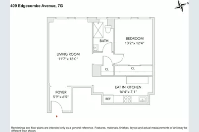 409 Edgecombe Avenue #7G, New York, NY 10032 - Photo 1