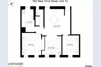 552 W 141st Street #1C, New York, NY 10031 - Photo 1