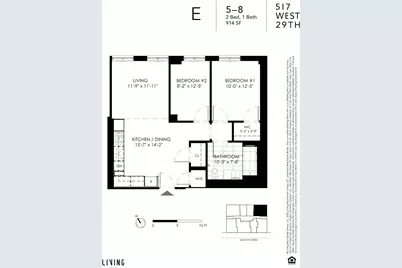 517 W 29th Street #6E, New York City, NY 10001 - Photo 1
