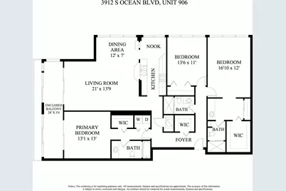 3912 S Ocean Boulevard #906, Highland Beach, FL 33487 - Photo 17