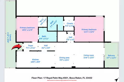 17 Royal Palm Way #3010, Boca Raton, FL 33432 - Photo 57