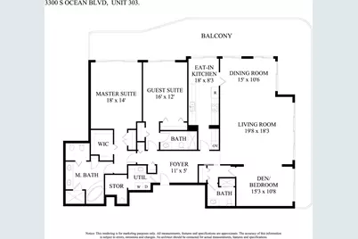 3300 S Ocean Boulevard #303N, Palm Beach, FL 33480 - Photo 35