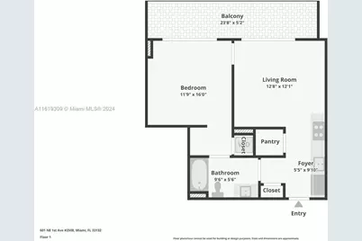 601 NE 1st Avenue #2809, Miami, FL 33132 - Photo 3