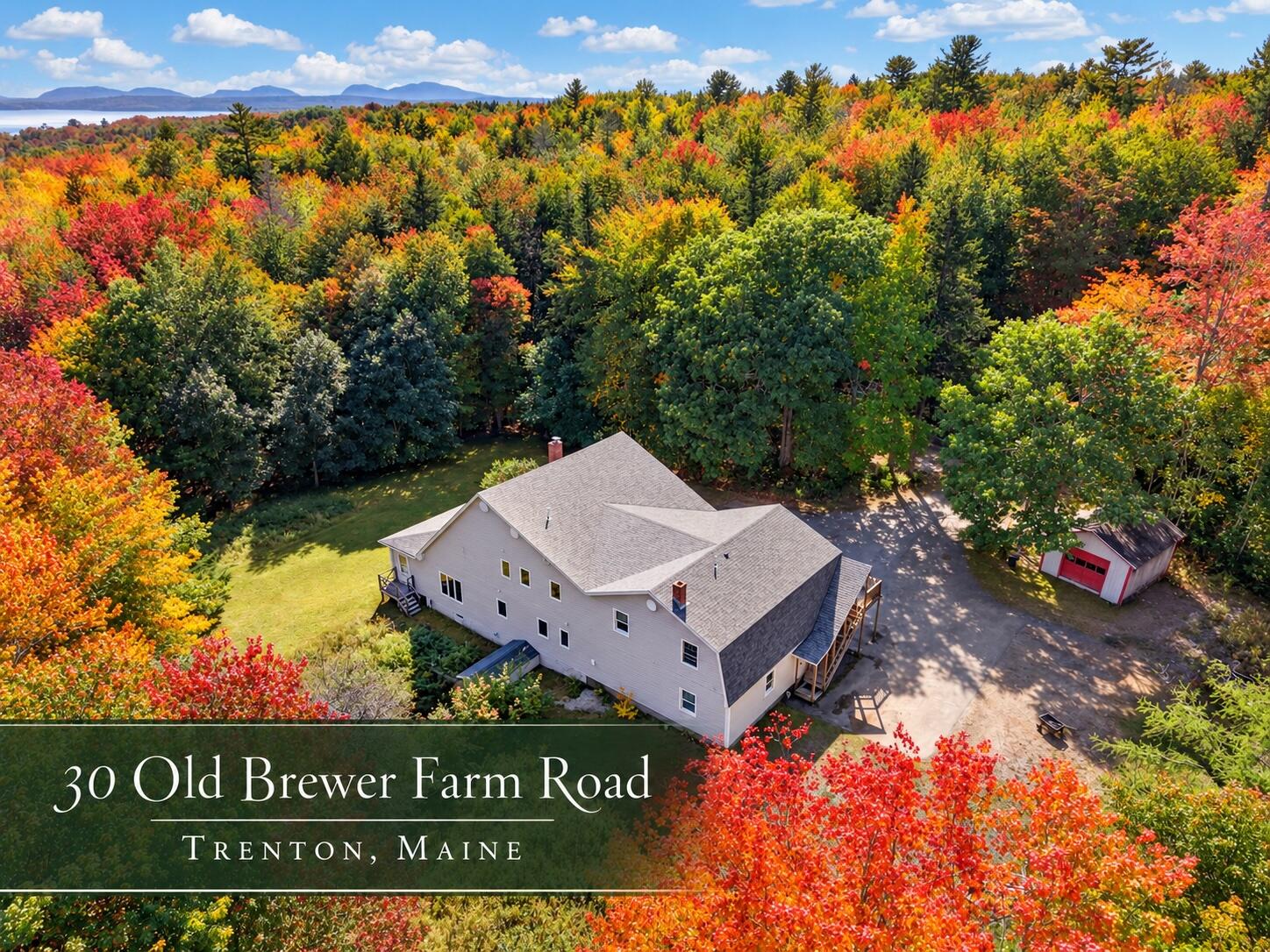 30 Old Brewer Farm Rd, Trenton, ME: 3.31-Acre Cape Cod for $590,000